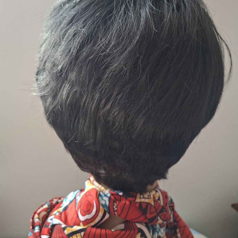 Elegant Black Women's Wig - Picture 5 of 9